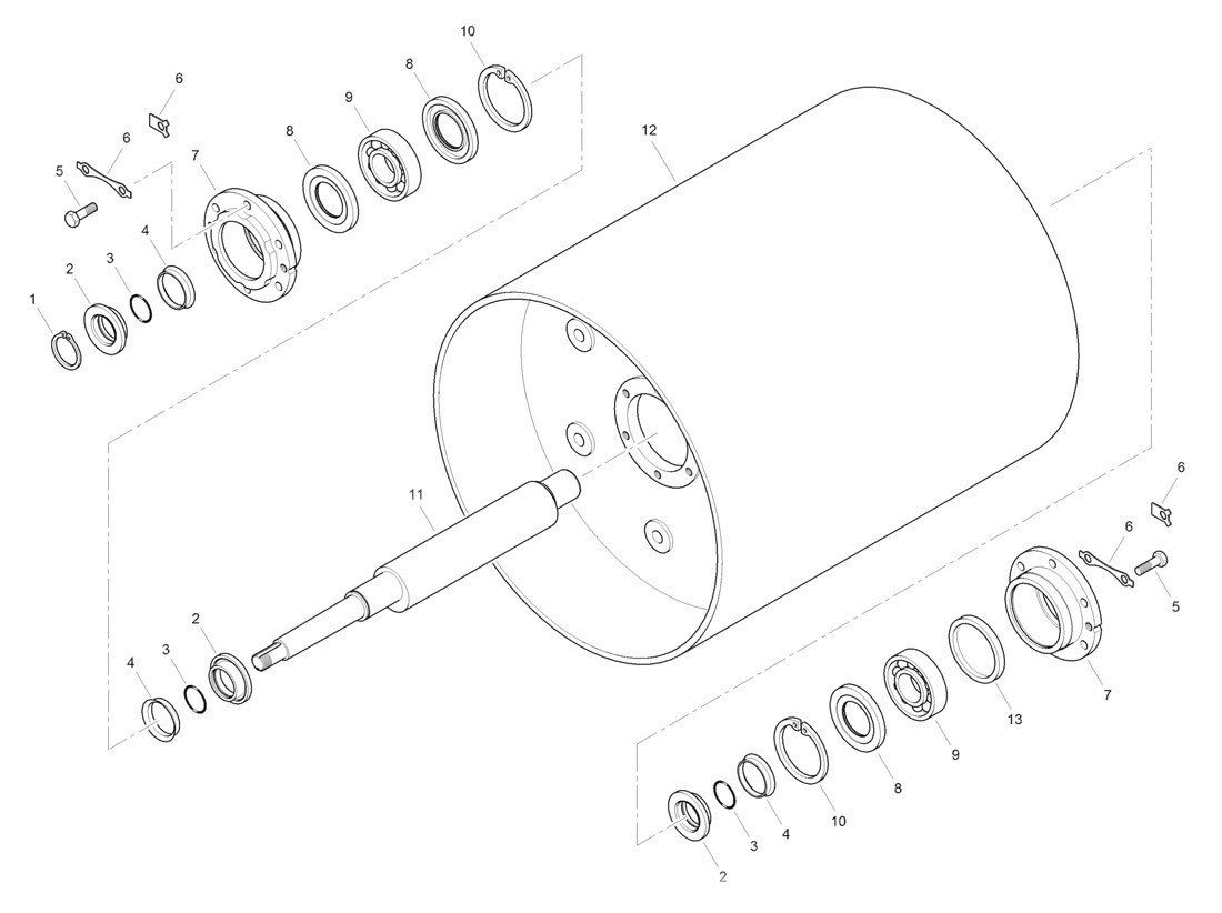 Benford Terex Mecalac MBR71 Drum Benford Terex MBR71 Parts Buy