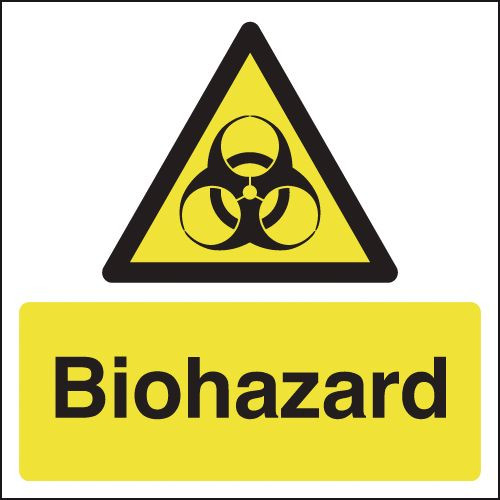 BIOHAZARD SIGNS | Buy Online | Construction Plant Spares