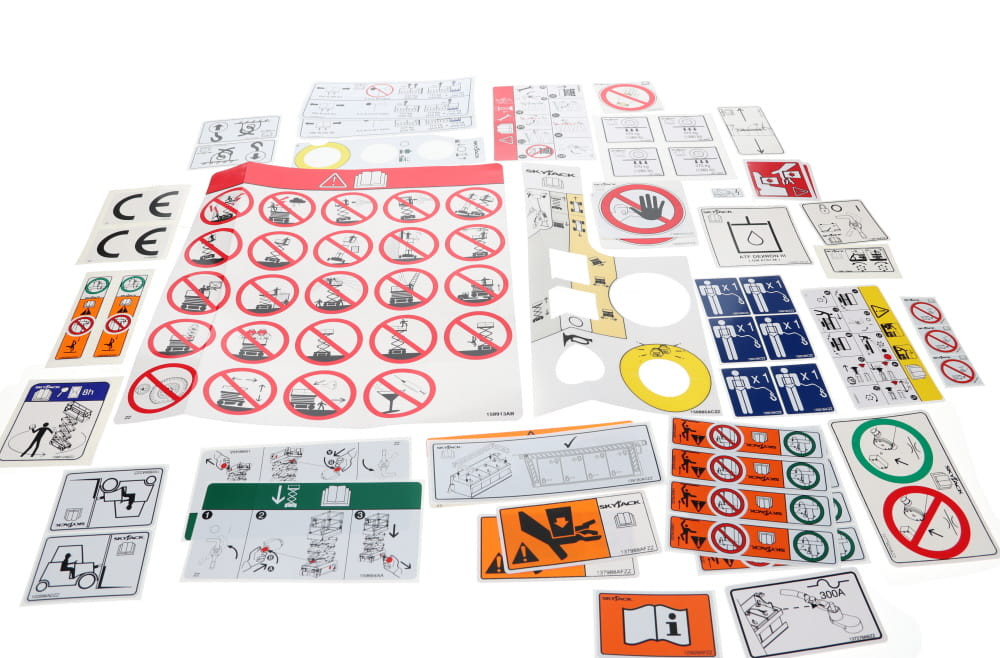 Skyjack 3219 Decal Set - OEM Number: 237016