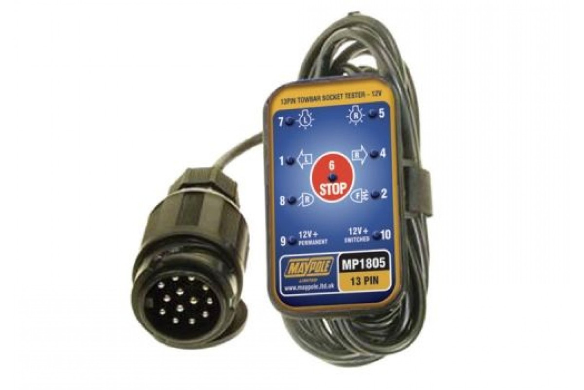 13 Pin Trailer Socket Tester Trailer Electrics Buy Spares Online