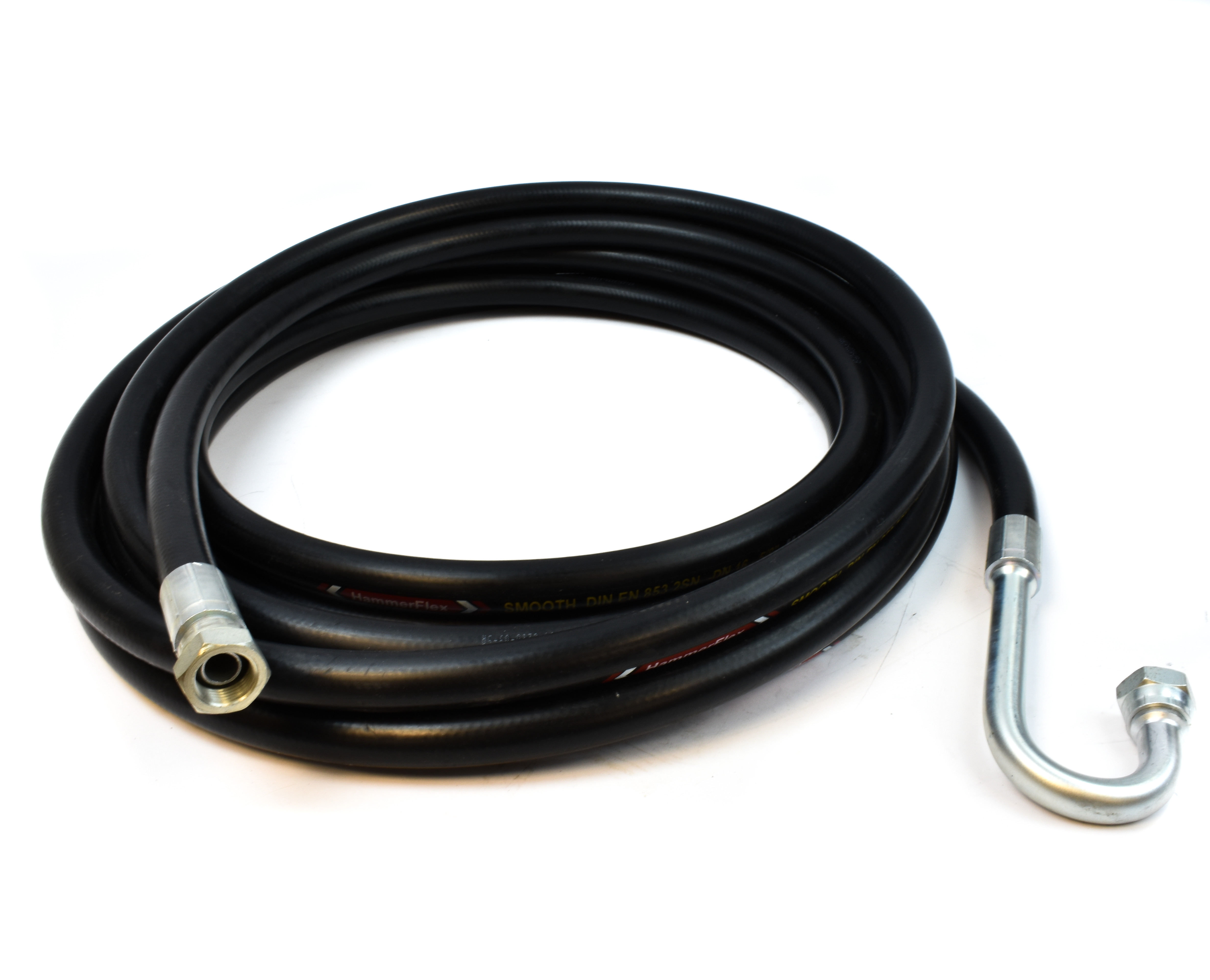 JCB Backhoe Hydraulic Hose – 1/2 BSP 1430mm – 613/05700 613/04600 For 3CX