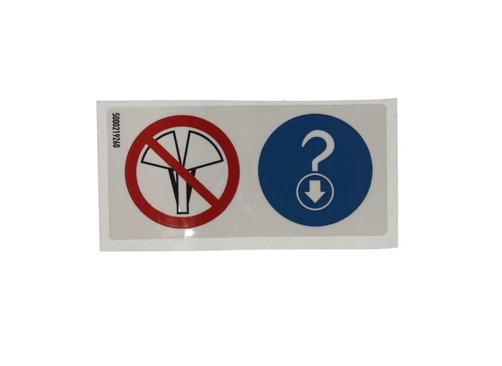Left Point Lable Lifting Point Label