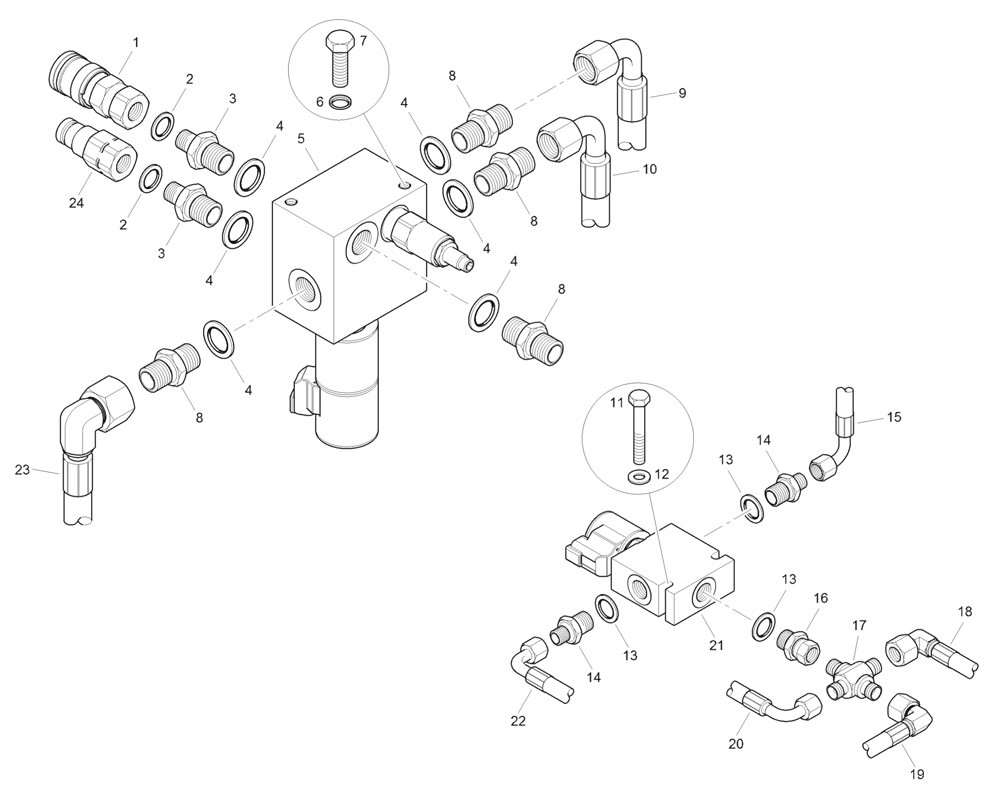 New Mecalac MBR71 Hd Hydraulics, Brake & Diverter Valve