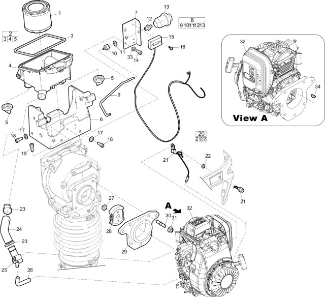 Air Hose Connection Atlas Copco Lt6005 Upright Rammer Parts Buy Spares Online