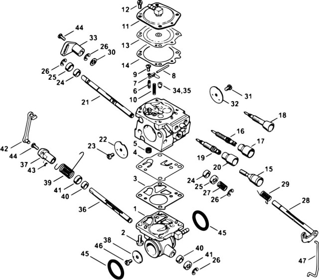 STIHL TS700, TS800 CARBURETTOR WJ114B
