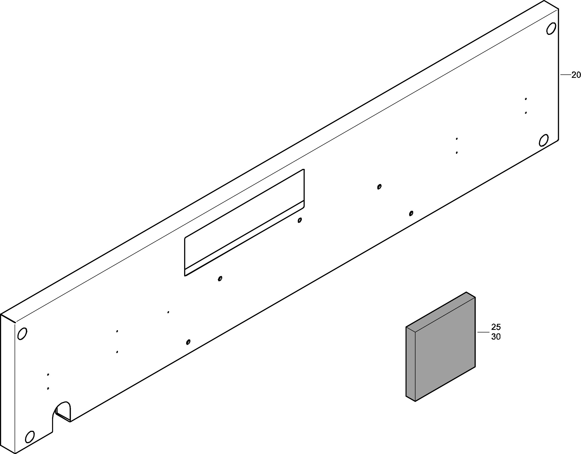 XAS47Dd(G) Side Panel For Compressor With Generator Kit