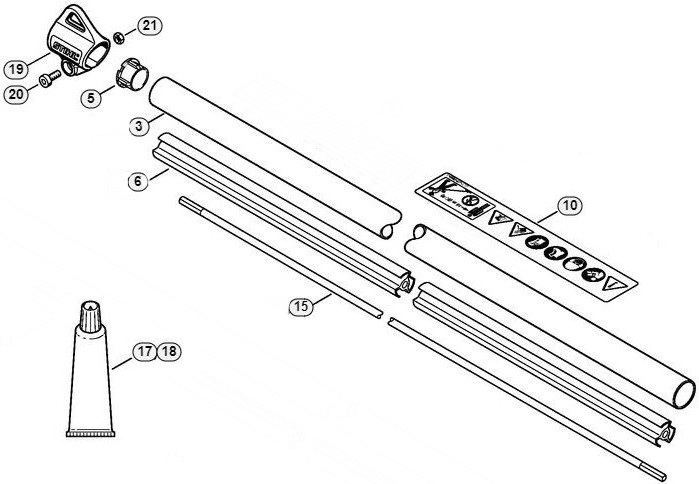 Drive Tube Assembly 25.4mm