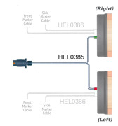 PRIMARY INPUT WIRING HARNESS FOR HEL0386 (HEL0385)