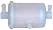Inline Fuel filter with offset tails