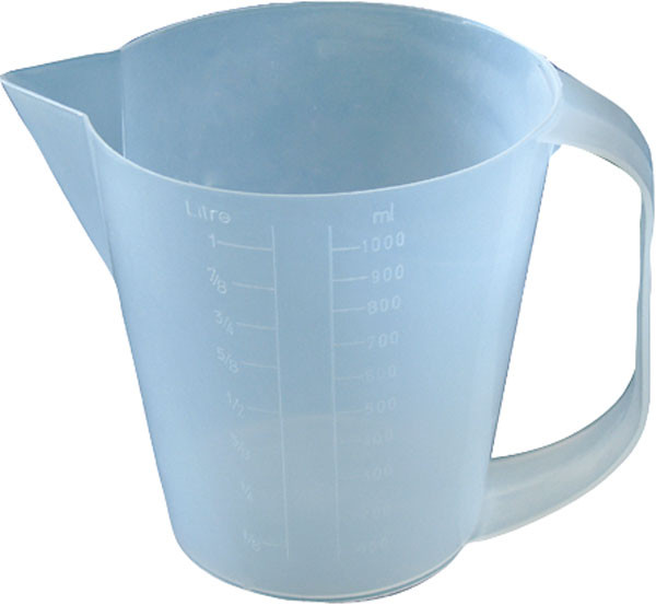 1 Ltr Calibrated Clear Plastic Jug | Pouring Jugs | Buy Spares Online