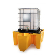 Single IBC Bunded Pallet With Dispensing Area, Post & Grid (HOL1058)