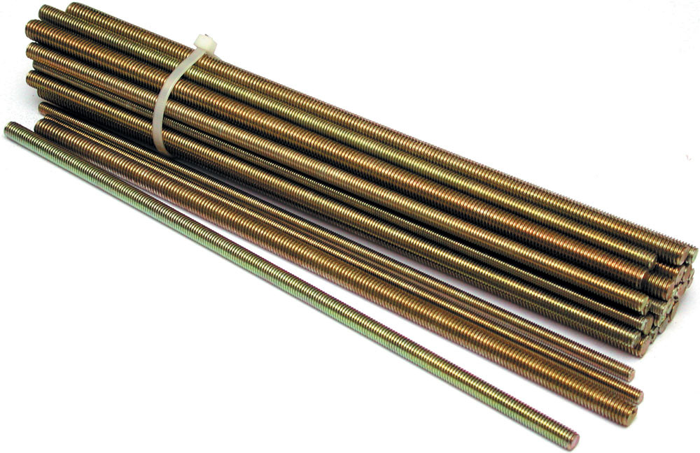 Short Bar Threaded Metric Threaded Bars, Short 300mm, M6-M12 | Assortment Pack Of 30