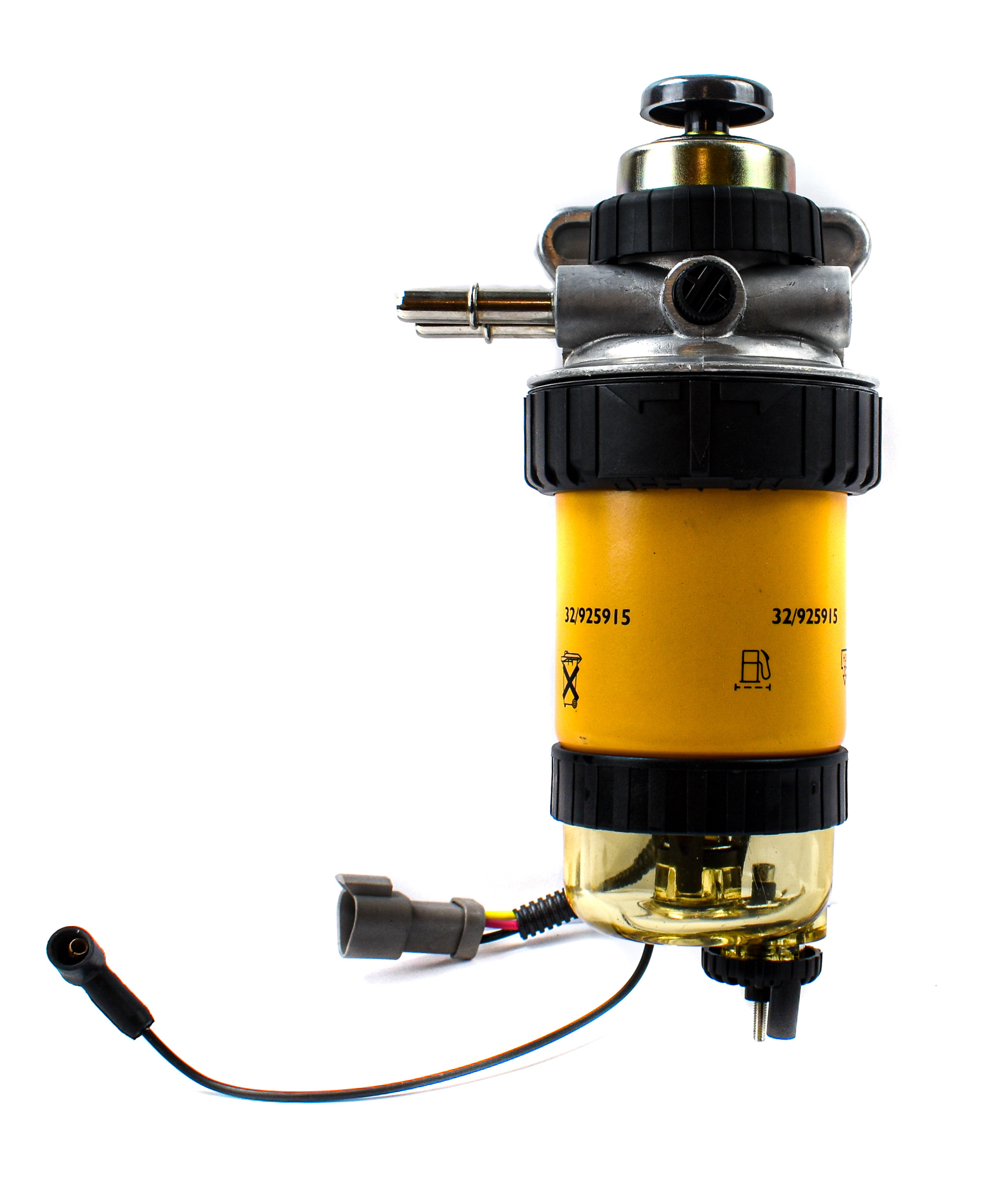 JCB Style Fuel Filter Assembly With Manual Pump OEM 32/925735