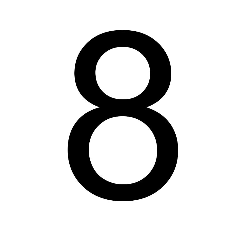 Check Number 8 Number 8 Refill Pack Of 20